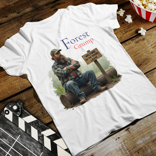 Forest Grump Shirt – Funny Camping Introvert T-Shirt, Sarcastic Wilderness Tee, Grumpy Outdoors Gift for Men & Nature Lovers