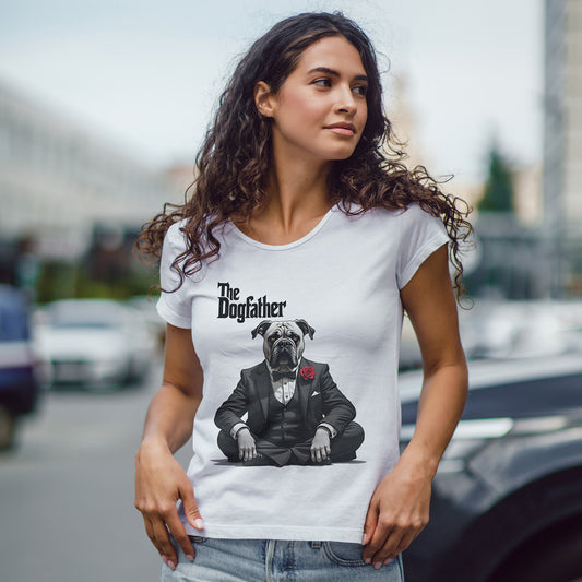 The Dogfather - Funny Mafia Dog Parody T-Shirt for Dog Lovers & Movie Fans