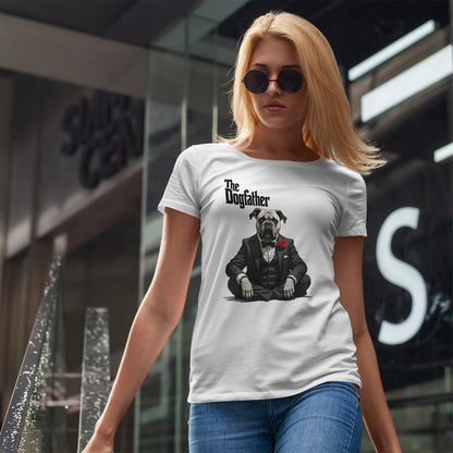 The Dogfather - Funny Mafia Dog Parody T-Shirt for Dog Lovers & Movie Fans