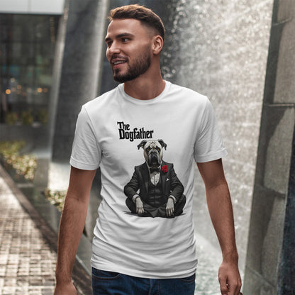 The Dogfather - Funny Mafia Dog Parody T-Shirt for Dog Lovers & Movie Fans
