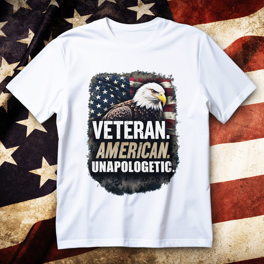 american bold veteran t-shirt, patriotic military usa pride tee

