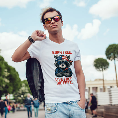 Born Live Die Free T-Shirt - Patriotic Liberty USA Pride Tee