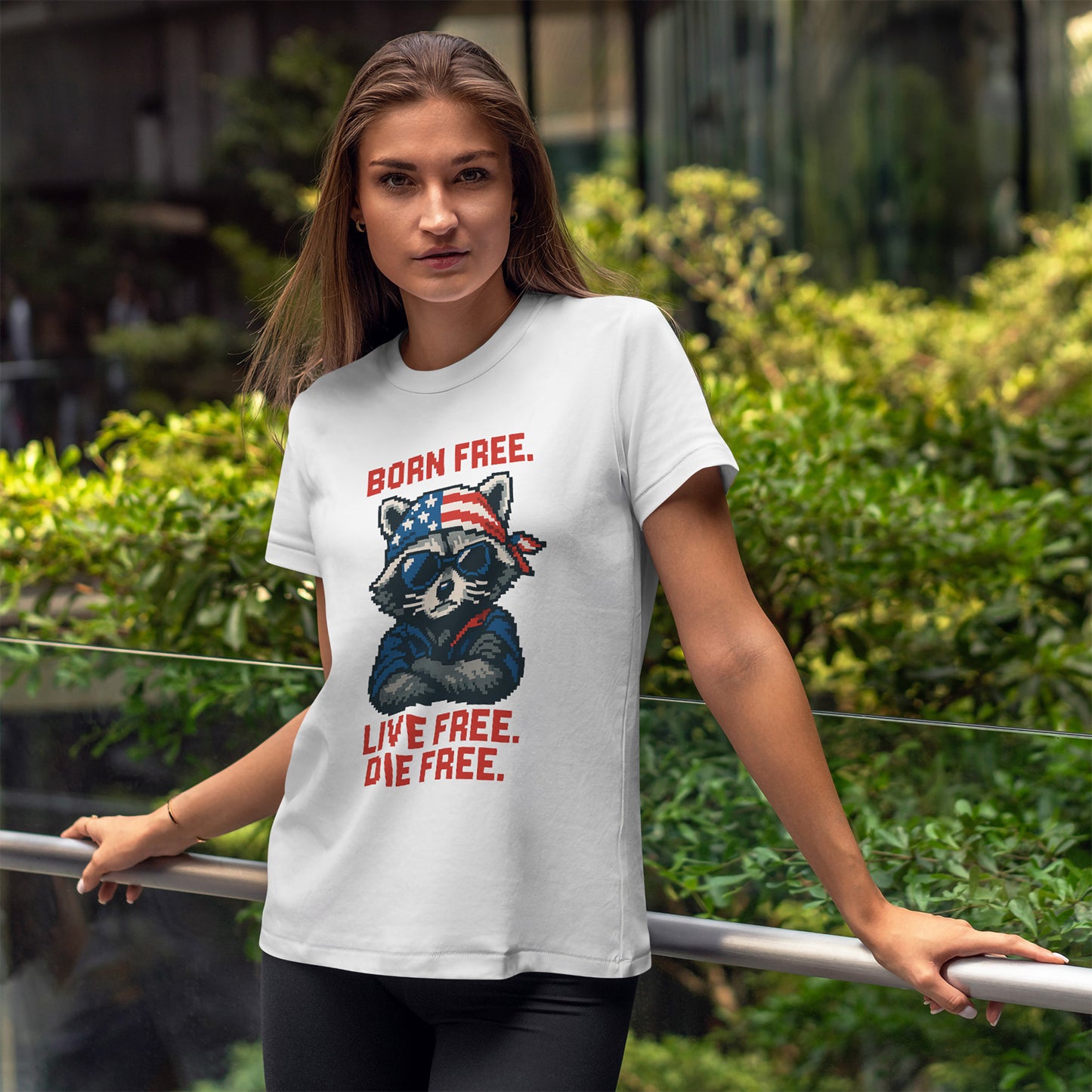 Born Live Die Free T-Shirt - Patriotic Liberty USA Pride Tee