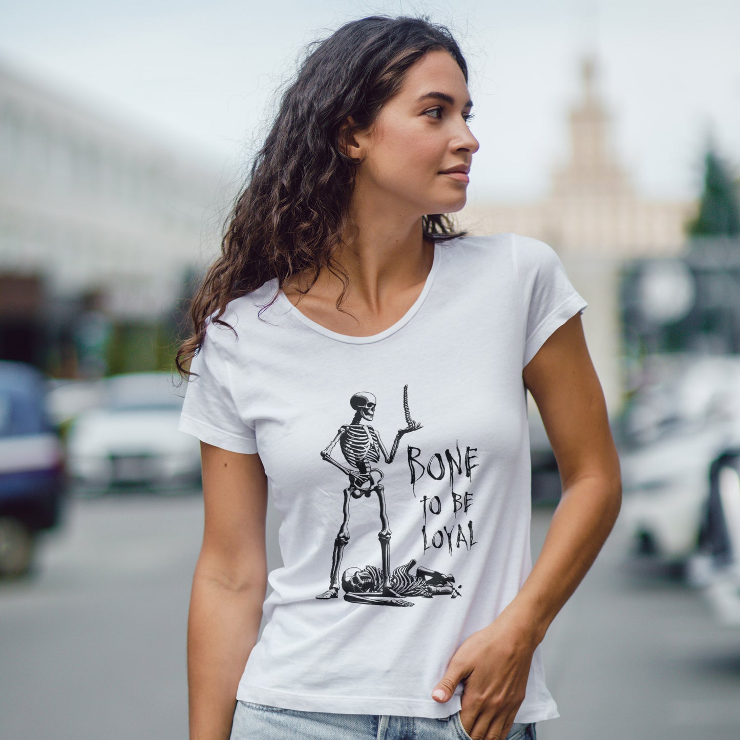 Skeleton Spine Pun T-Shirt - Funny Dark Humor Anatomy Tee