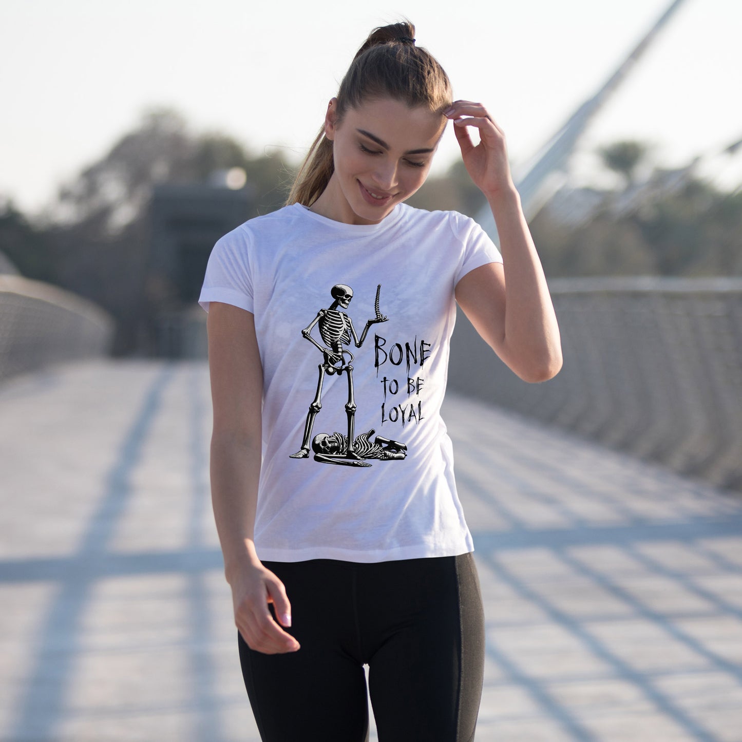 Skeleton Spine Pun T-Shirt - Funny Dark Humor Anatomy Tee