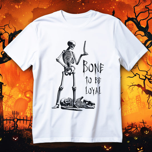 skeleton spine pun t-shirt - funny dark humor halloween anatomy graphic
