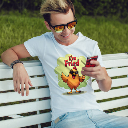 I'm Fried Chicken T-Shirt - Funny 420 Stoner Tee