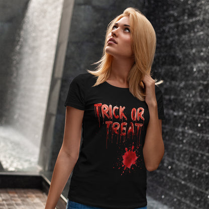 Trick or Treat Blood T-Shirt - Dripping Horror Halloween Tee