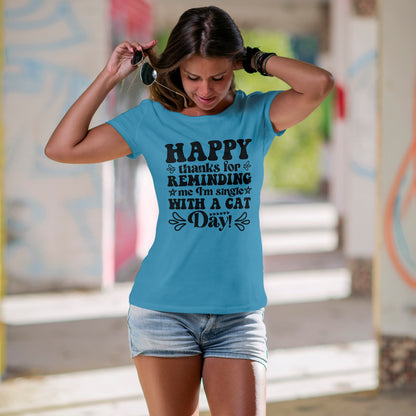 Cattitude Cat T-Shirt - Minimalist Sassy Line Art Tee