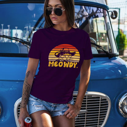 Meowdy T-Shirt - Funny Cowboy Cat Western Tee