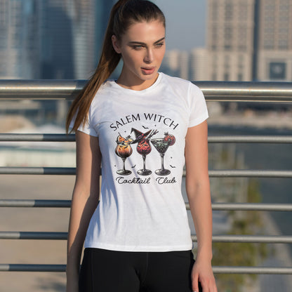 Salem Witch Cocktail Club T-Shirt - Halloween Bar Crawl Tee