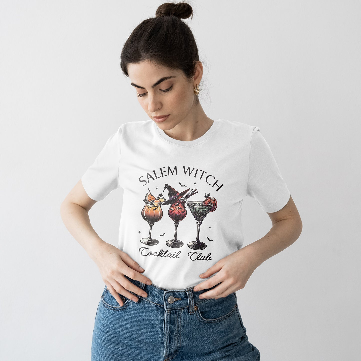 Salem Witch Cocktail Club T-Shirt - Halloween Bar Crawl Tee
