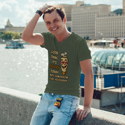 Good Thing It's Friday T-Shirt - Funny Chill Cartoon Tee