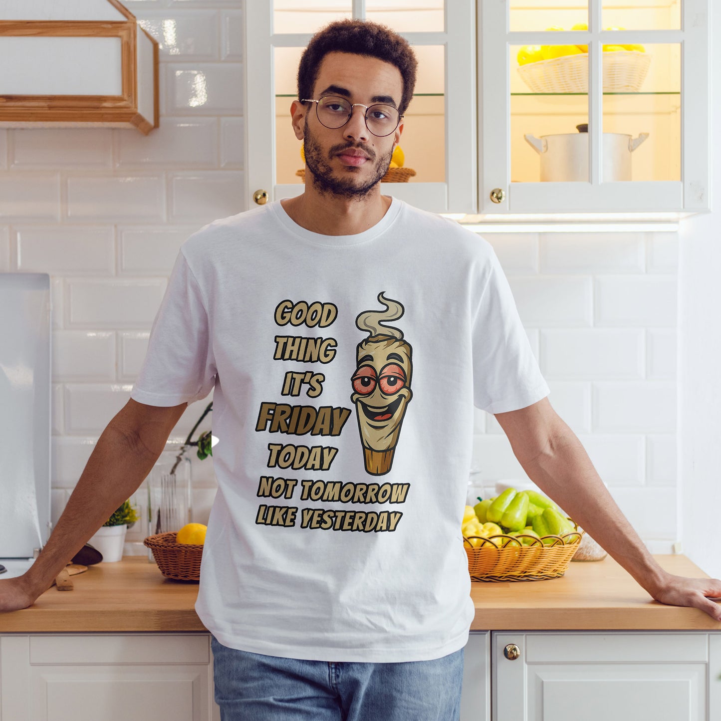 Good Thing It's Friday T-Shirt - Funny Chill Cartoon Tee