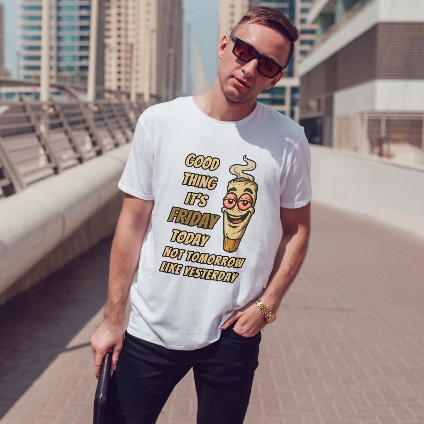 Good Thing It's Friday T-Shirt - Funny Chill Cartoon Tee