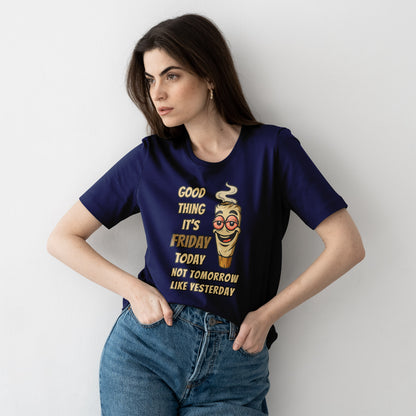 Good Thing It's Friday T-Shirt - Funny Chill Cartoon Tee