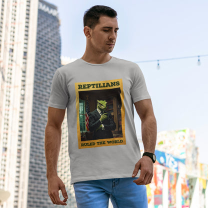 Reptilians Ruled the World Shirt - Reptilian Meme Satire Tee