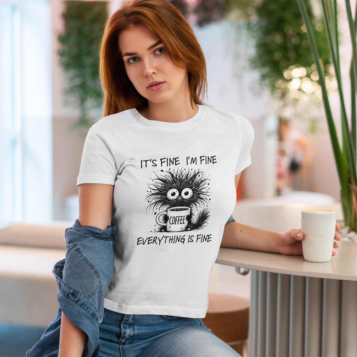 Caffeine Chaos Monster T-Shirt - Funny Coffee Tee