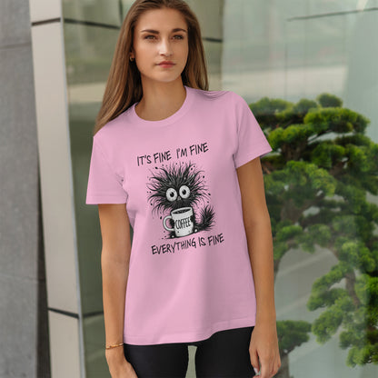 Caffeine Chaos Monster T-Shirt - Funny Coffee Tee