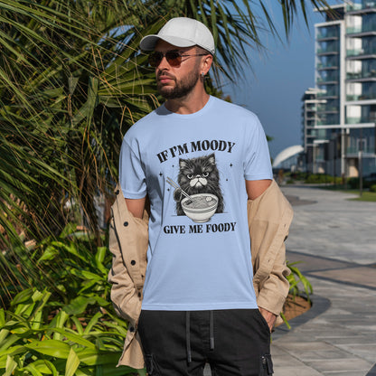 Grumpy Ramen Cat T-Shirt - Moody Kitty Noodles Tee
