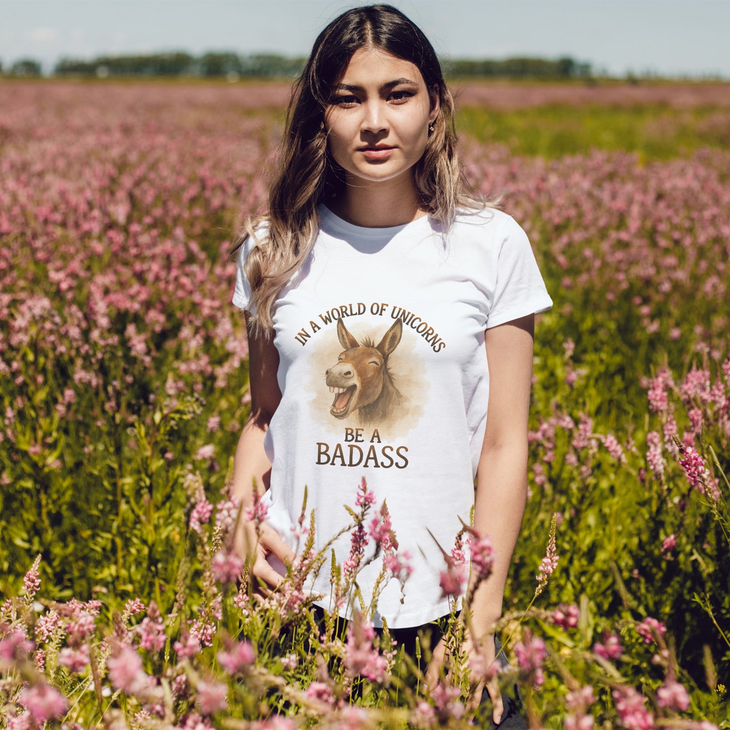 Badass Donkey T-Shirt - In a World of Unicorns
