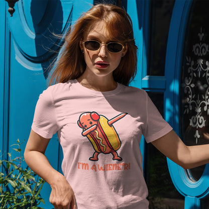 I'm a Wiener Hot Dog T-Shirt - Funny BBQ Pun Kawaii Tee