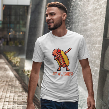 I'm a Wiener Hot Dog T-Shirt - Funny BBQ Pun Kawaii Tee