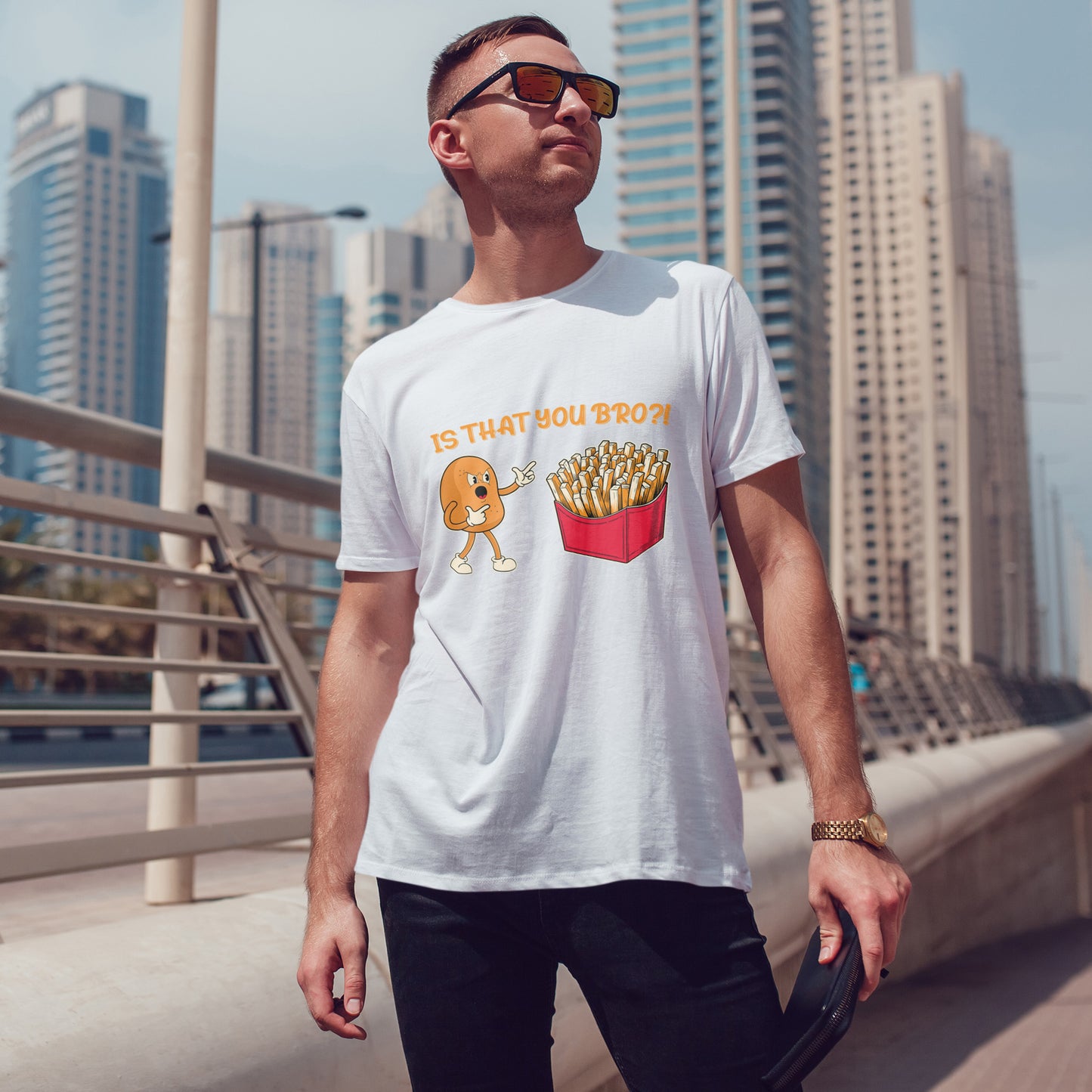 Potato vs Fries Shirt - Is That You, Bro?! - Kawaii Snack Tee