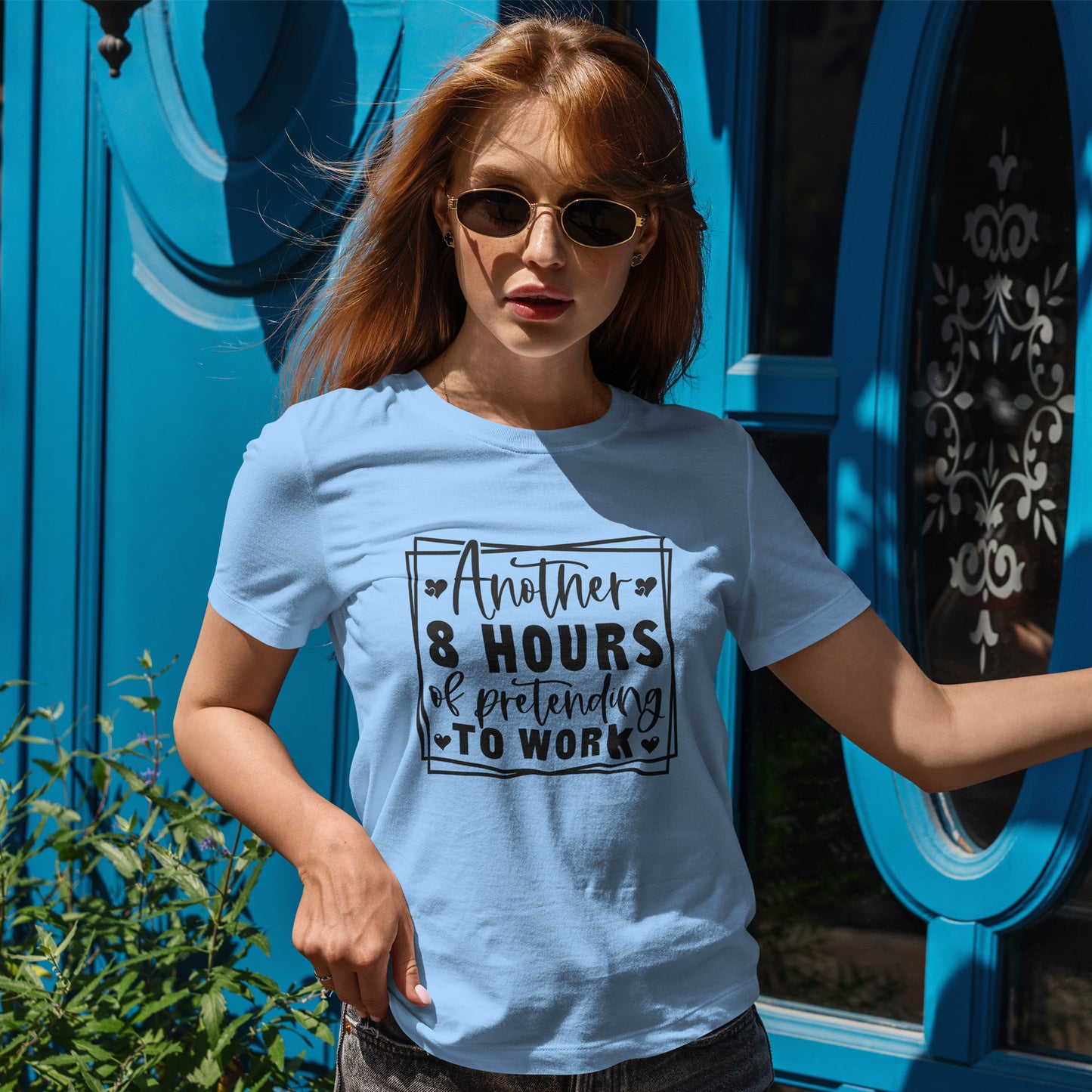 Another 8 Hours Pretending to Work Tee - Office Sarcasm