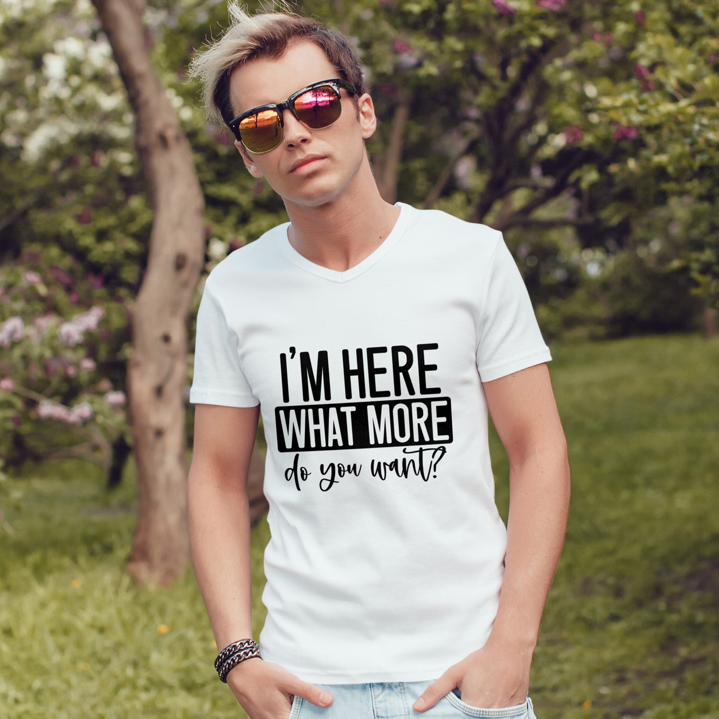 I'm Here What More Do You Want T-Shirt - Introvert Tee