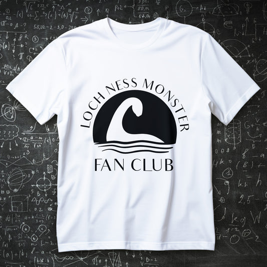 loch ness monster t-shirt - minimal nessie line art scotland highlands graphic