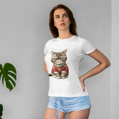 Grumpy Christmas Cat T-Shirt