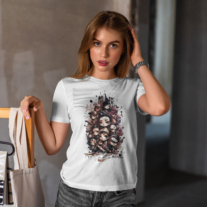 Urban Chibi Crew Anime Shirt - Graffiti Streetwear Manga Tee