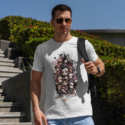 Urban Chibi Crew Anime Shirt - Graffiti Streetwear Manga Tee