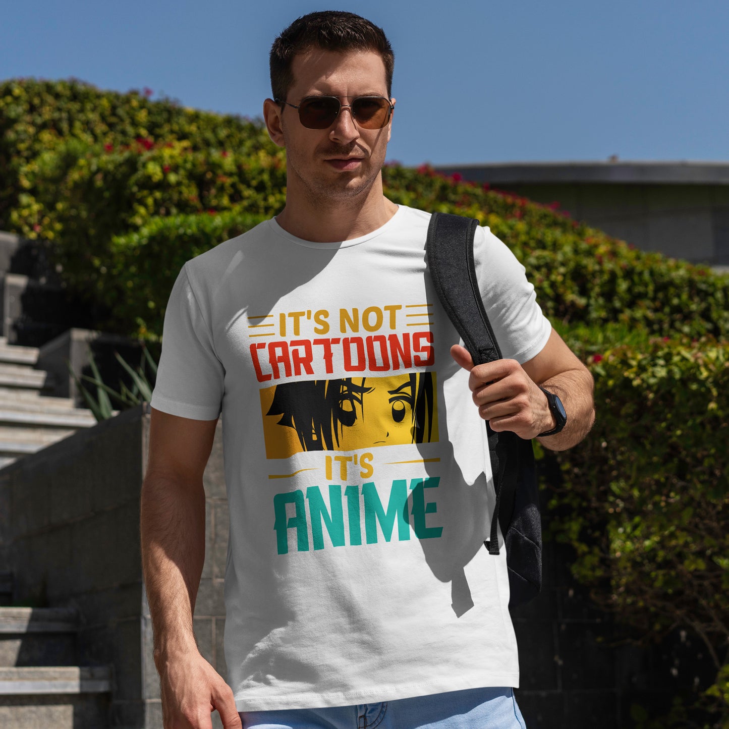 It’s Not Cartoons It’s Anime Shirt - Manga Eyes Otaku Tee