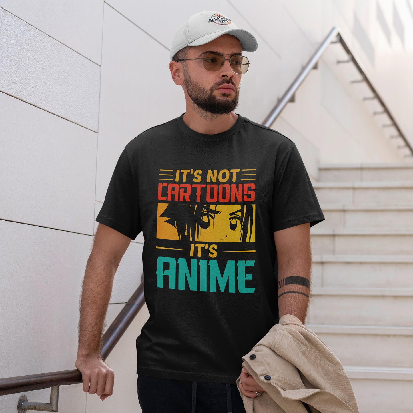 It’s Not Cartoons It’s Anime Shirt - Manga Eyes Otaku Tee