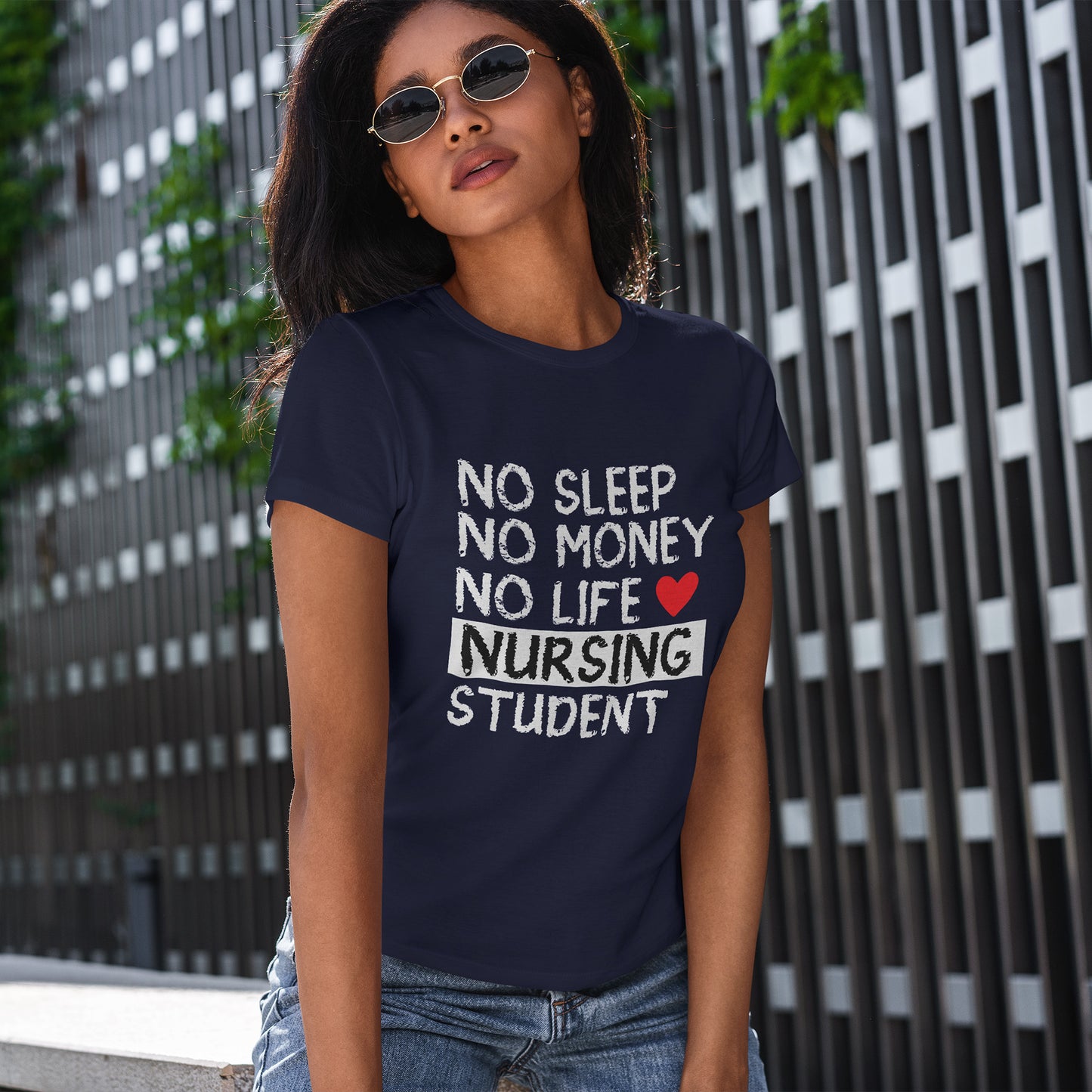 Nursing Student Shirt - No Sleep No Money No Life Tee
