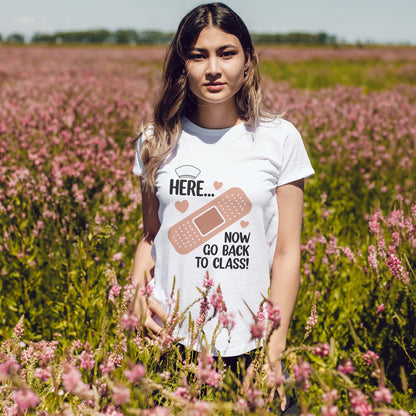 School Nurse Shirt - Bandage & Hearts Appreciation Tee