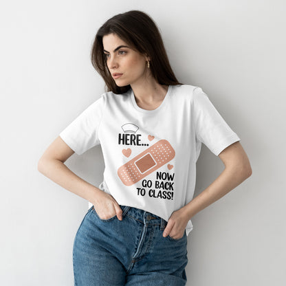 School Nurse Shirt - Bandage & Hearts Appreciation Tee