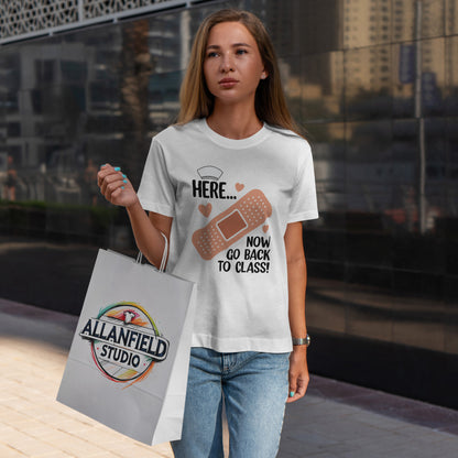 School Nurse Shirt - Bandage & Hearts Appreciation Tee