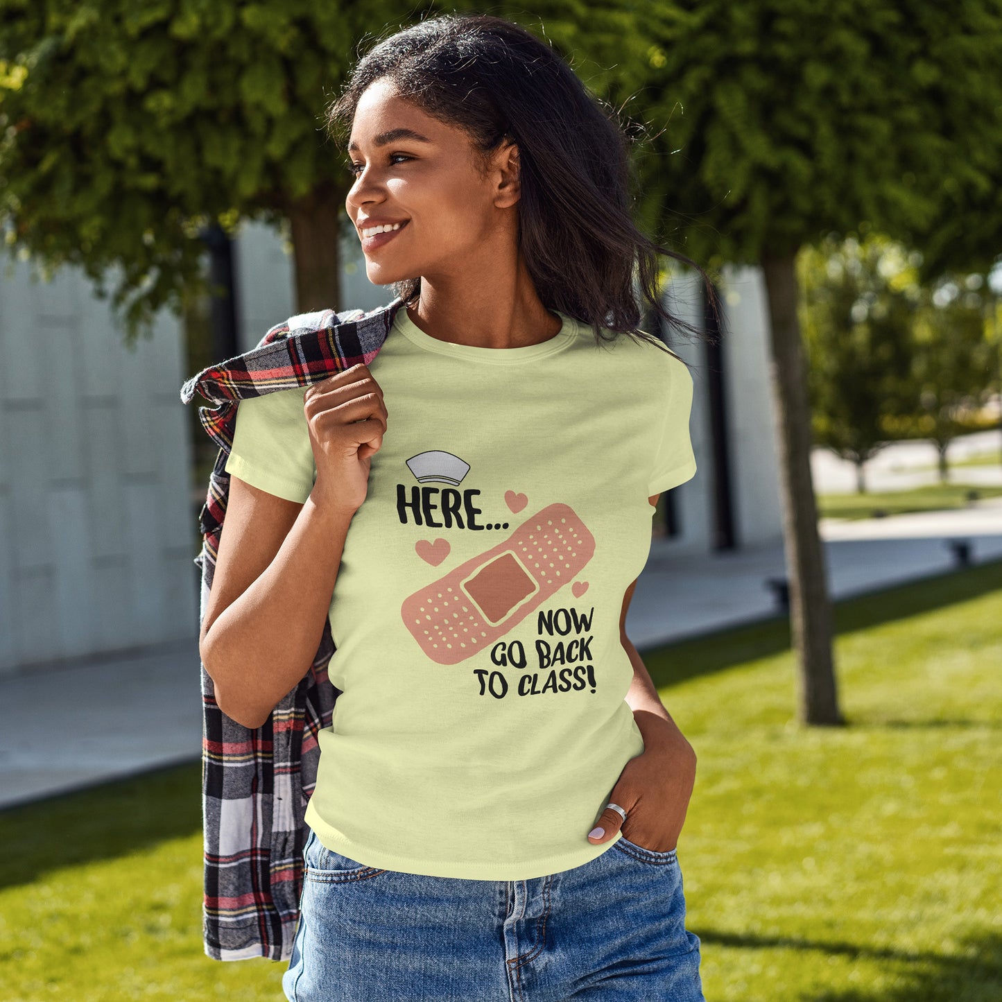 School Nurse Shirt - Bandage & Hearts Appreciation Tee