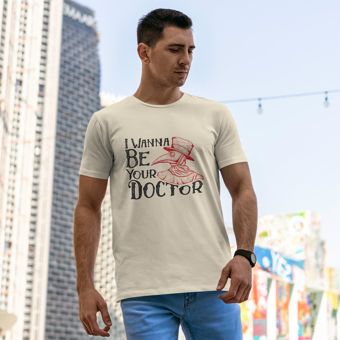 Plague Doctor Shirt - I Wanna Be Your Doctor Vintage Tee