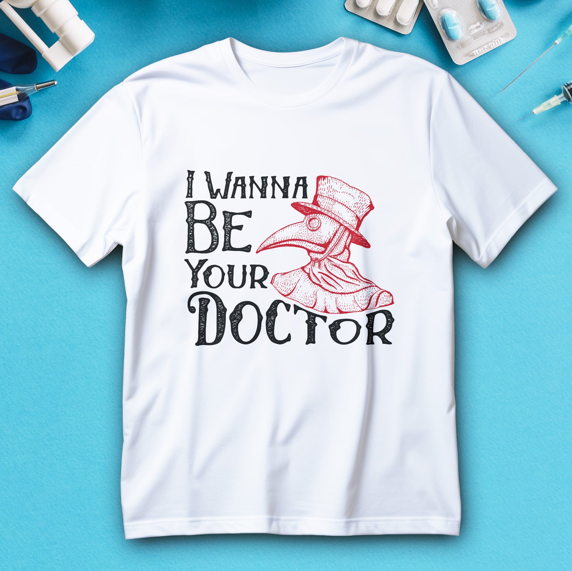 Plague doctor vintage “I Wanna Be Your Doctor” shirt