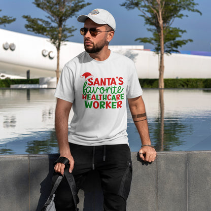 Santa’s Favorite Healthcare Worker Shirt - Christmas Medical Humor Tee