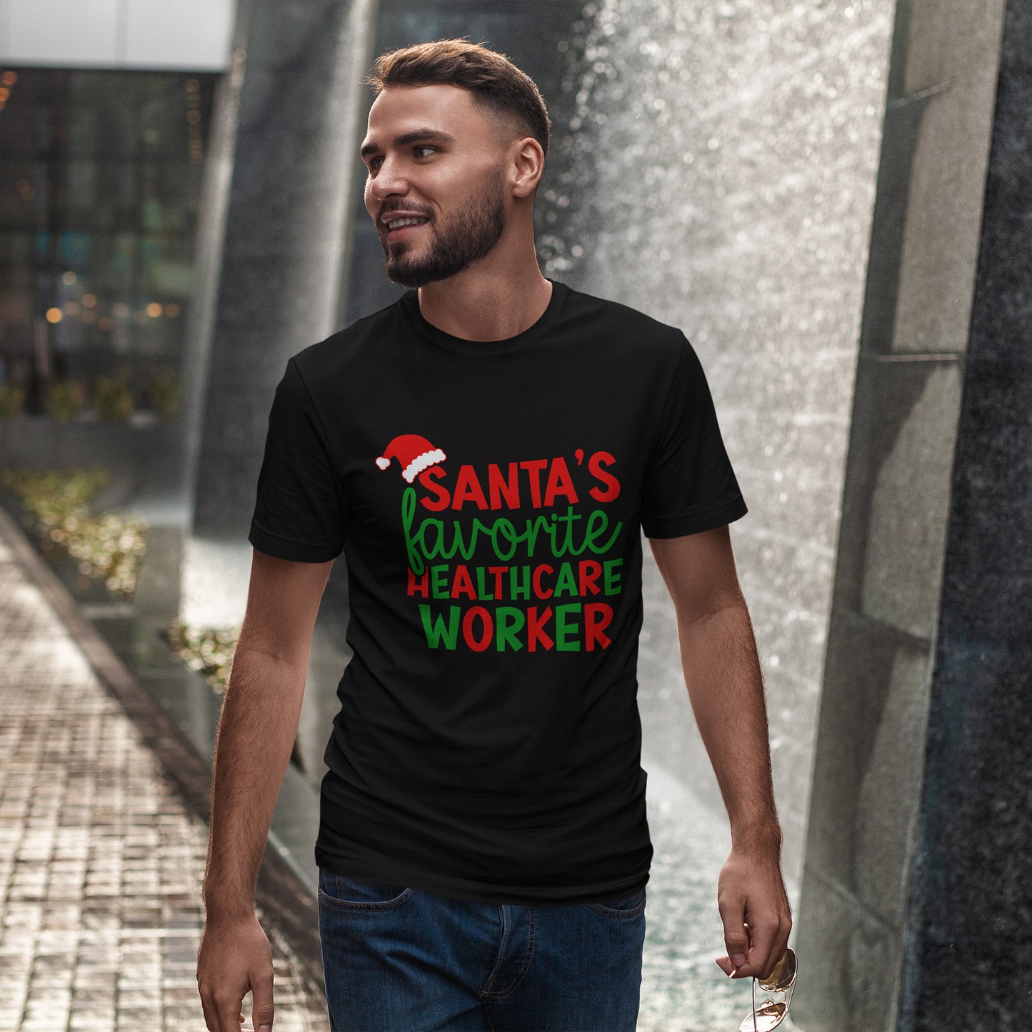 Santa’s Favorite Healthcare Worker Shirt - Christmas Medical Humor Tee