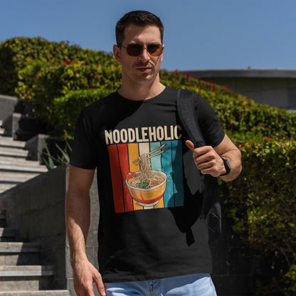Noodleholic Shirt - Retro Ramen Bowl Tee