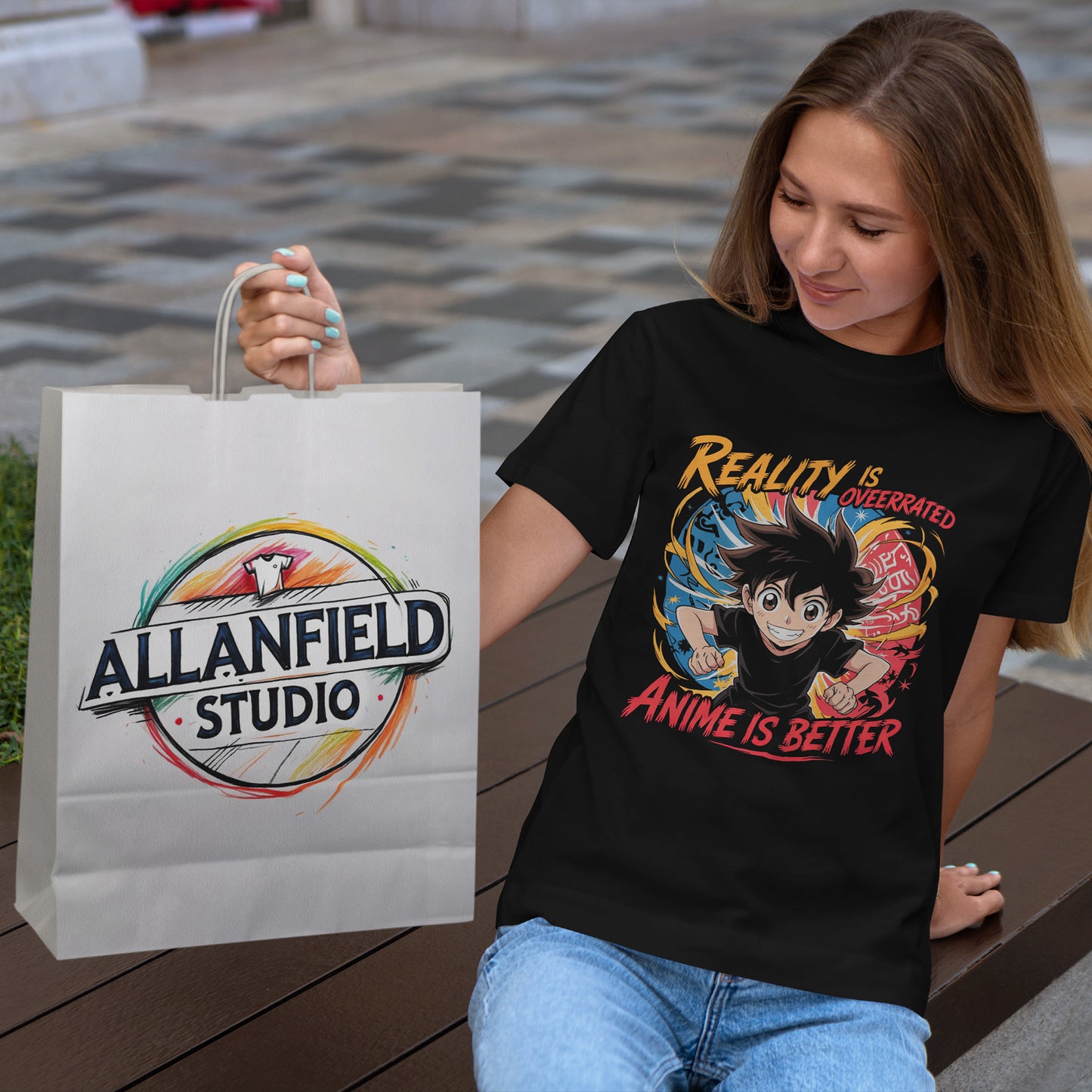 Reality Is Overrated Anime Shirt - Funny Otaku Tee