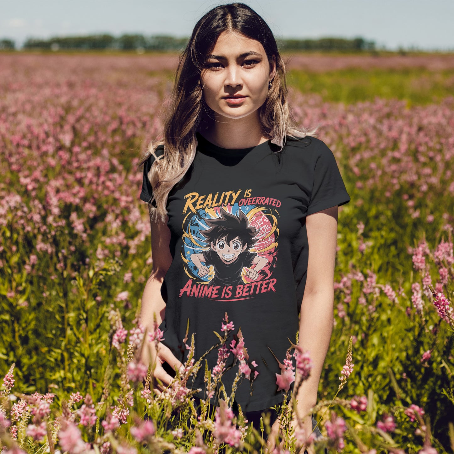 Reality Is Overrated Anime Shirt - Funny Otaku Tee