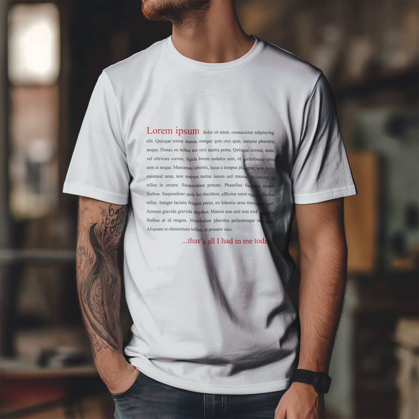 Lorem Ipsum Shirt - Funny Designer & Programmer Tee