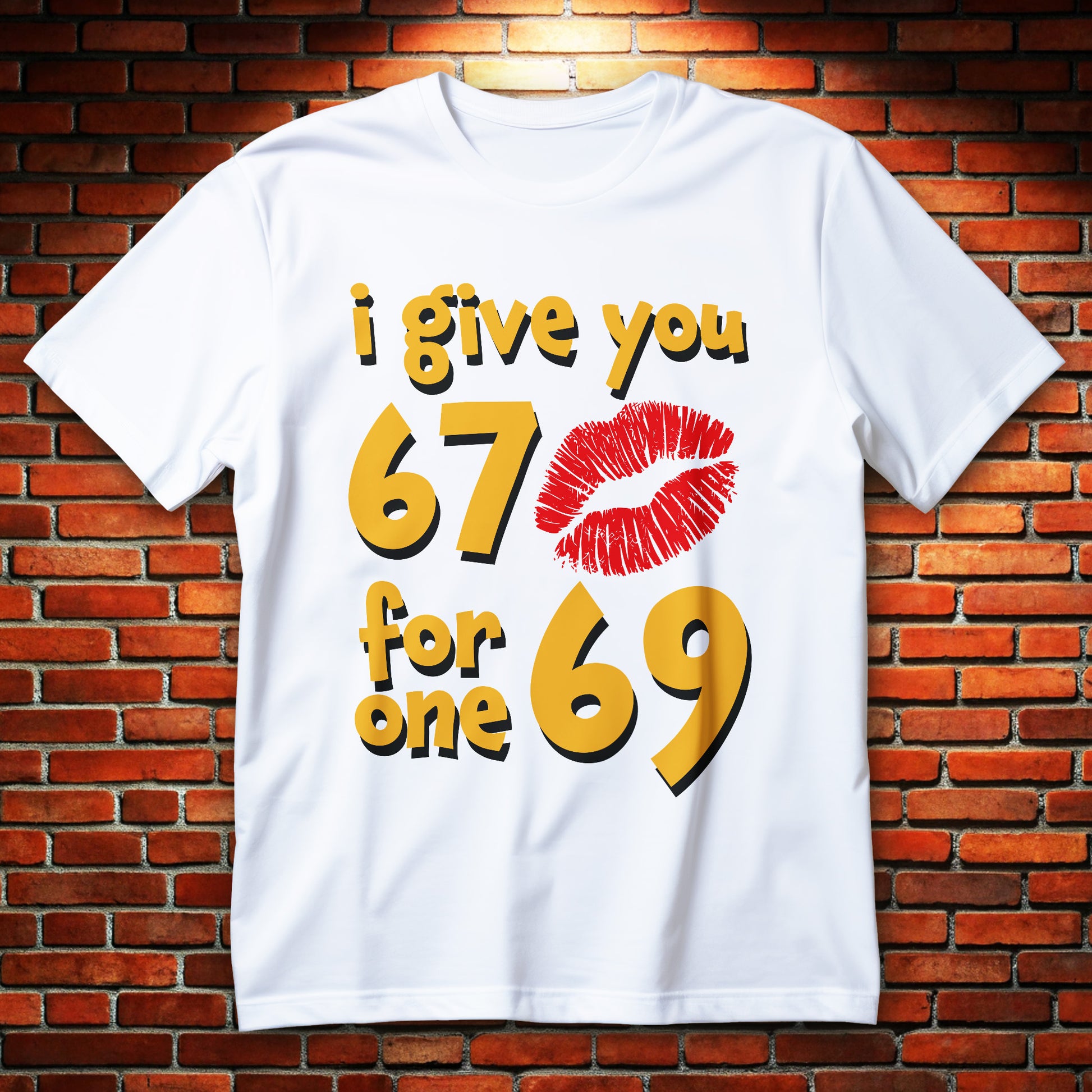 I Give You 67 for One 69 flirty adult humor shirt